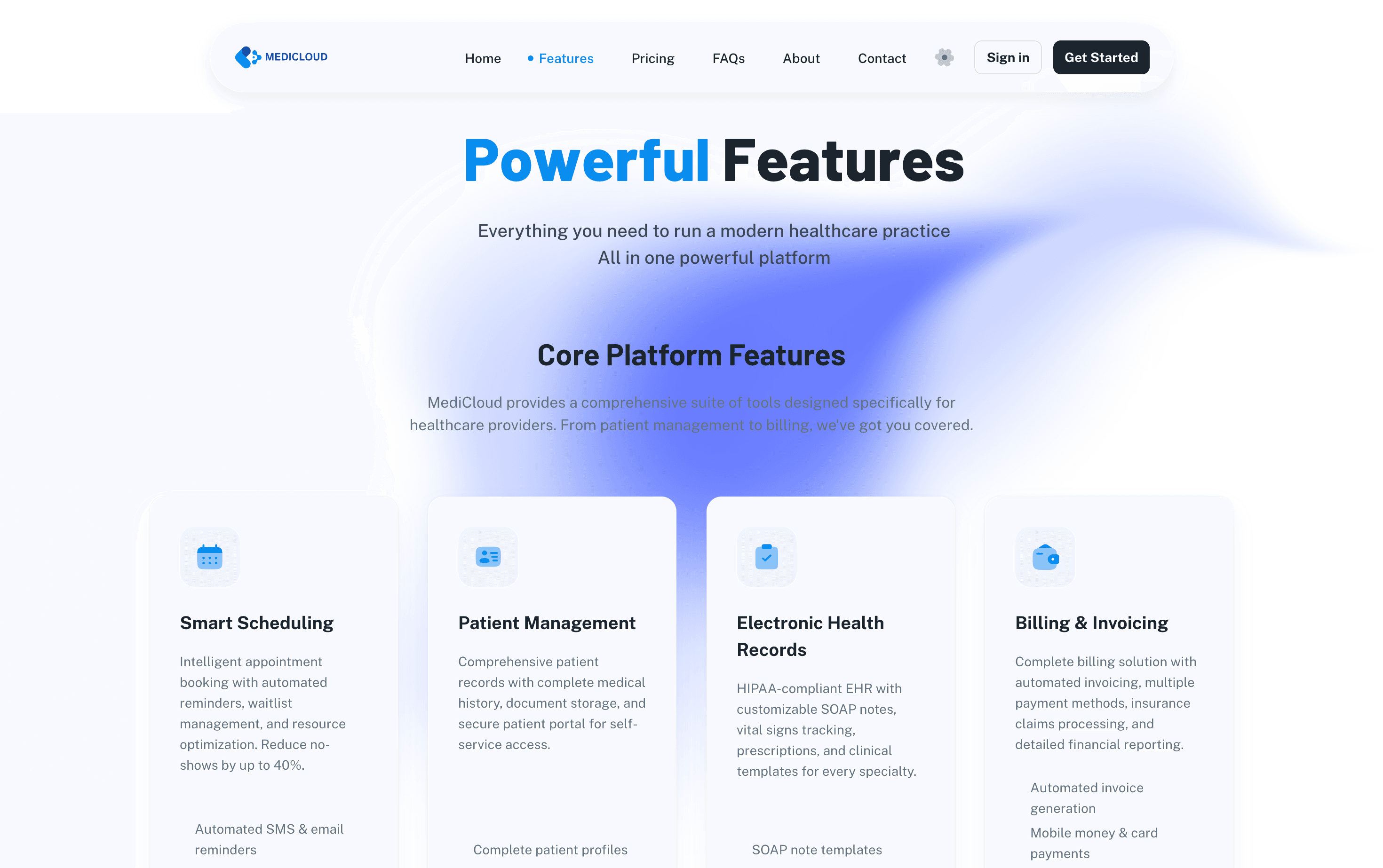 MediCloud screenshot 2